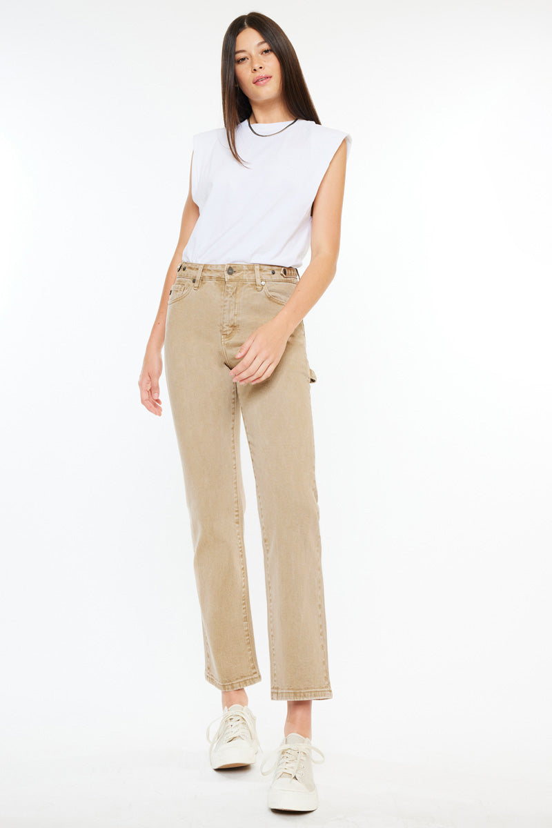 Women's High Rise True Straight Jeans - Ashley