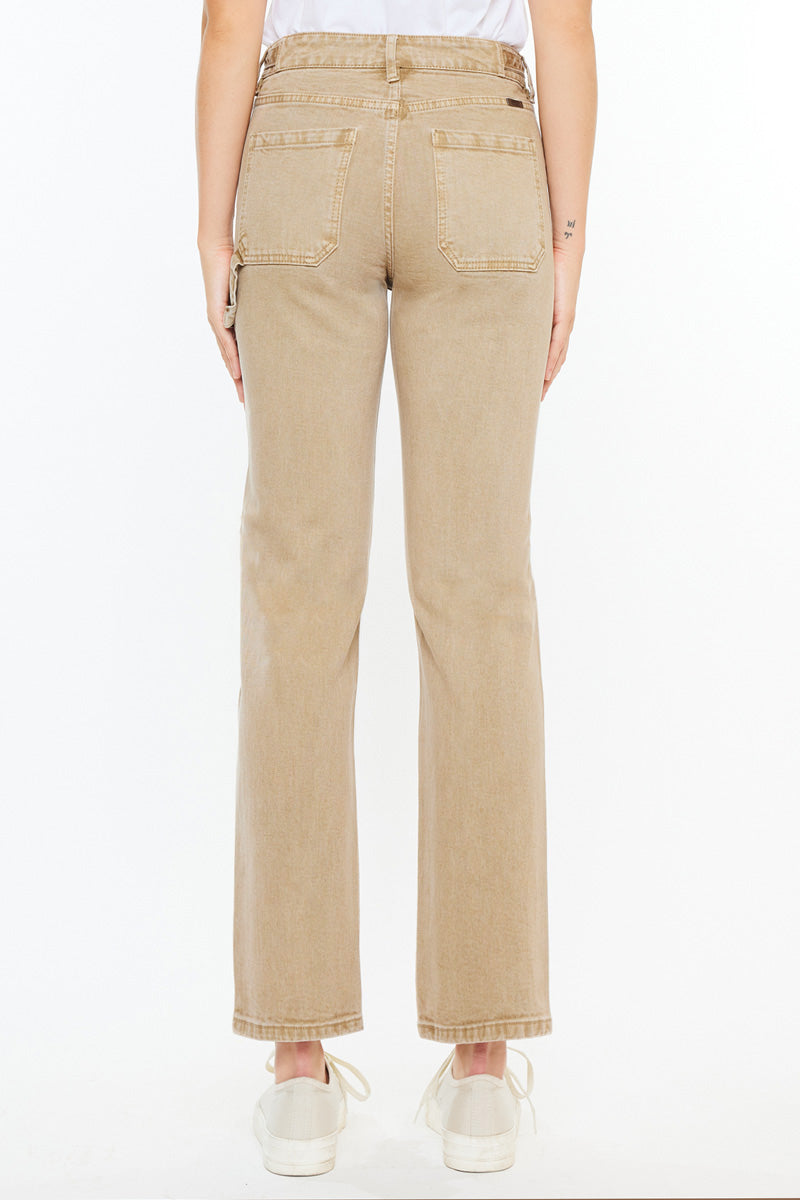 Women's High Rise True Straight Jeans - Ashley