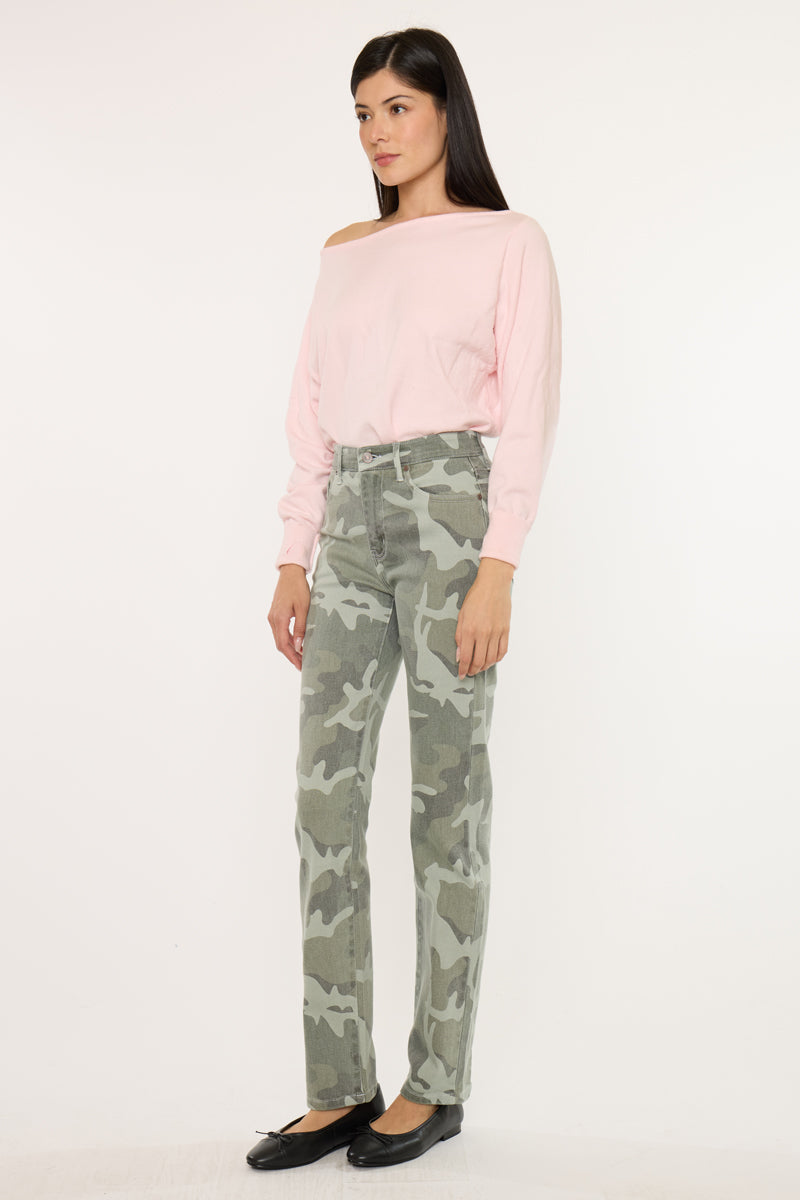 Women's High Rise Straight Jeans - Allie