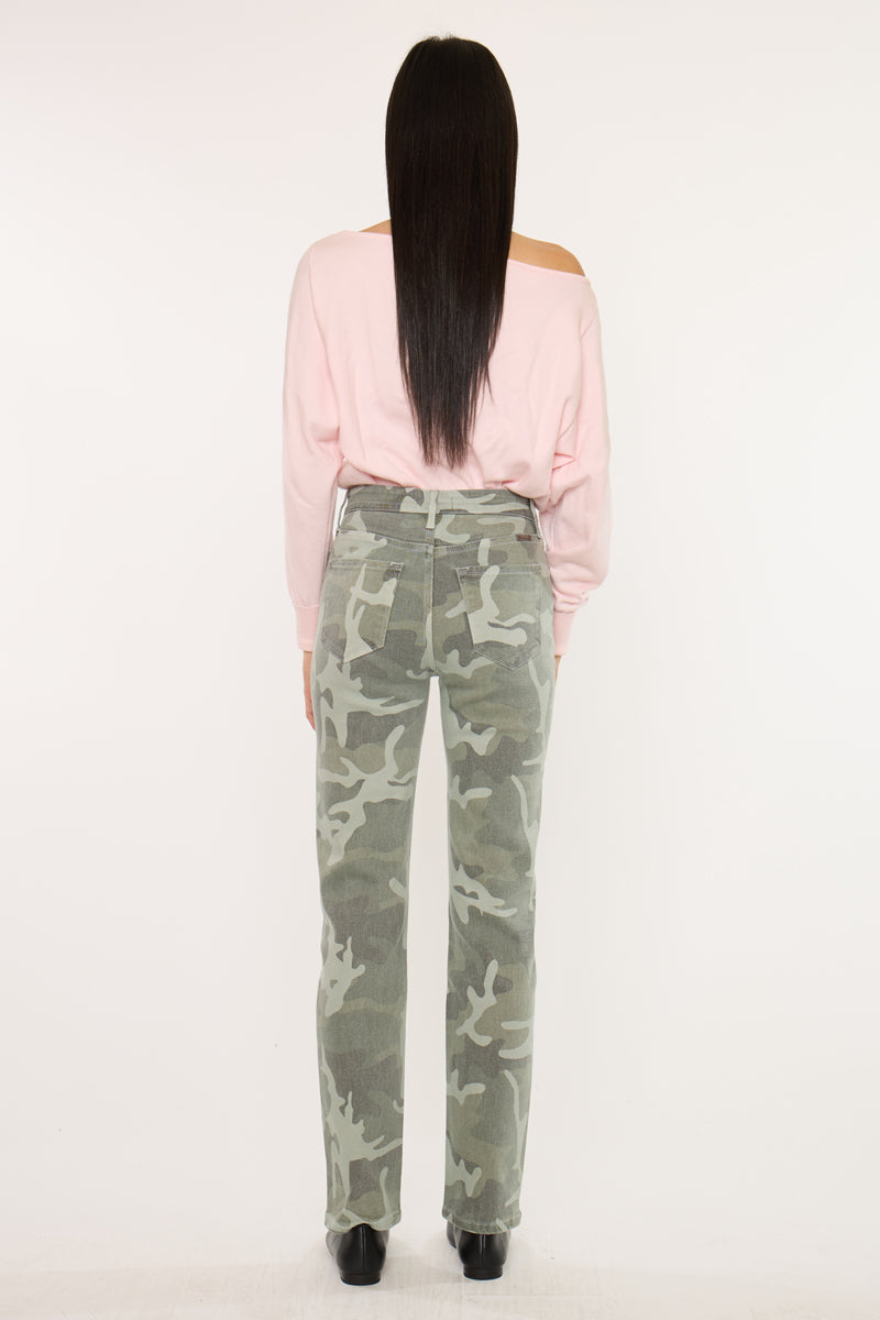Women's High Rise Straight Jeans - Allie