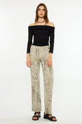 Women's Low Rise Baggy Straight Jeans - Ailany