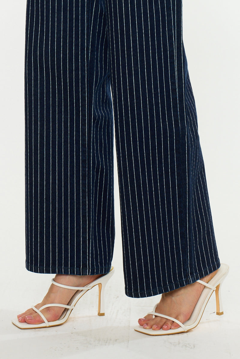 Women's High Rise Wide Leg Jeans - Ally