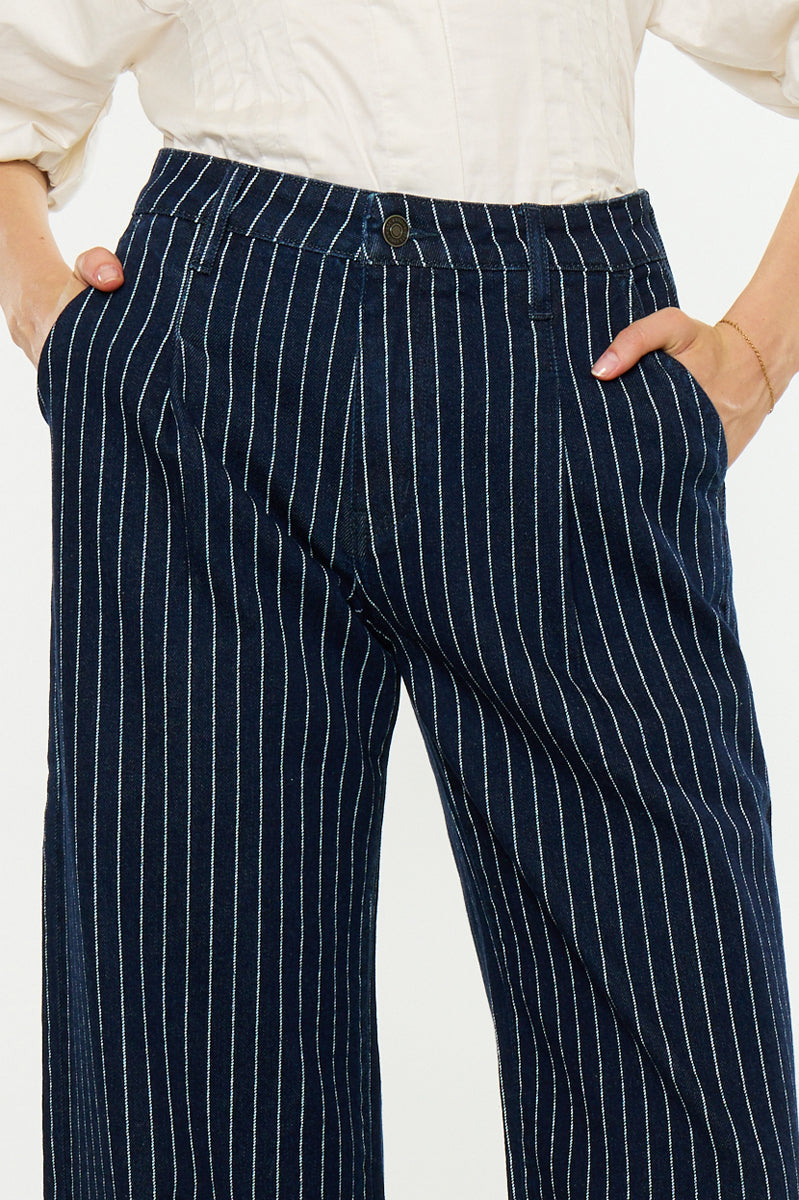 Women's High Rise Wide Leg Jeans - Ally