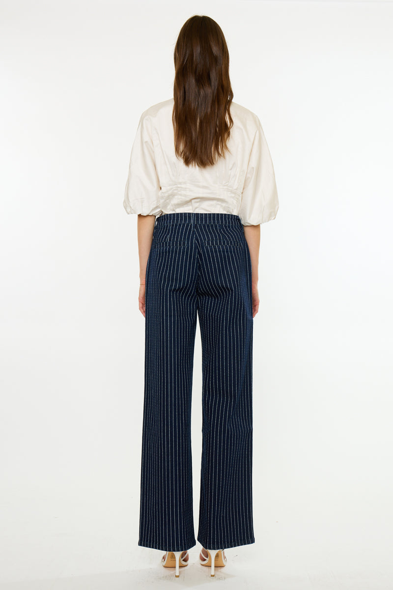 Women's High Rise Wide Leg Jeans - Ally