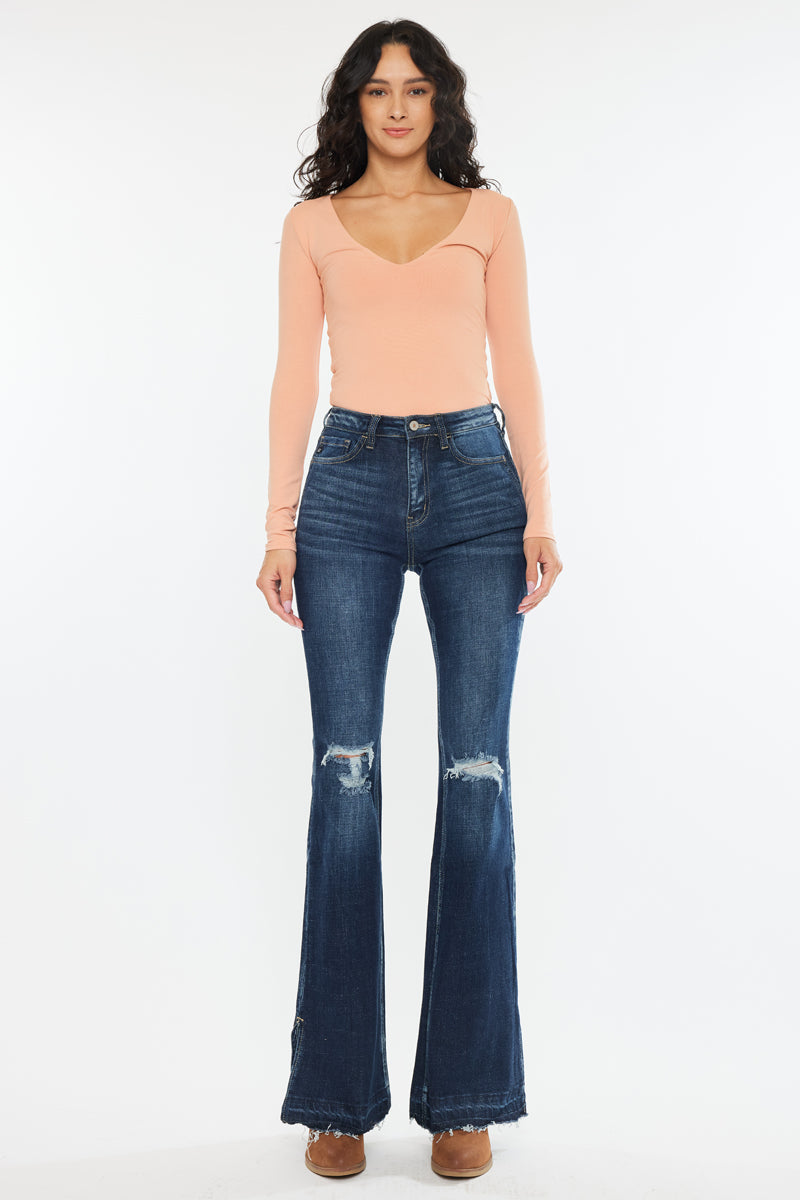 Women's High Rise Flare Jeans - Bailey