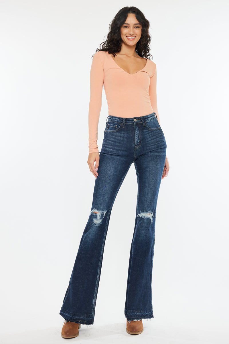 Women's High Rise Flare Jeans - Bailey