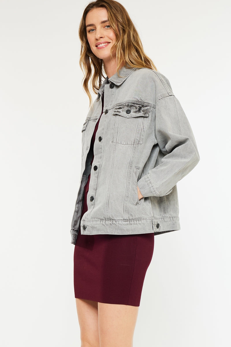 Women's Oversized Denim Jacket - Aaliyah