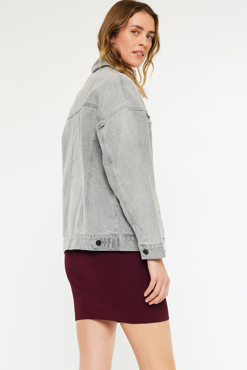 Women's Oversized Denim Jacket - Aaliyah