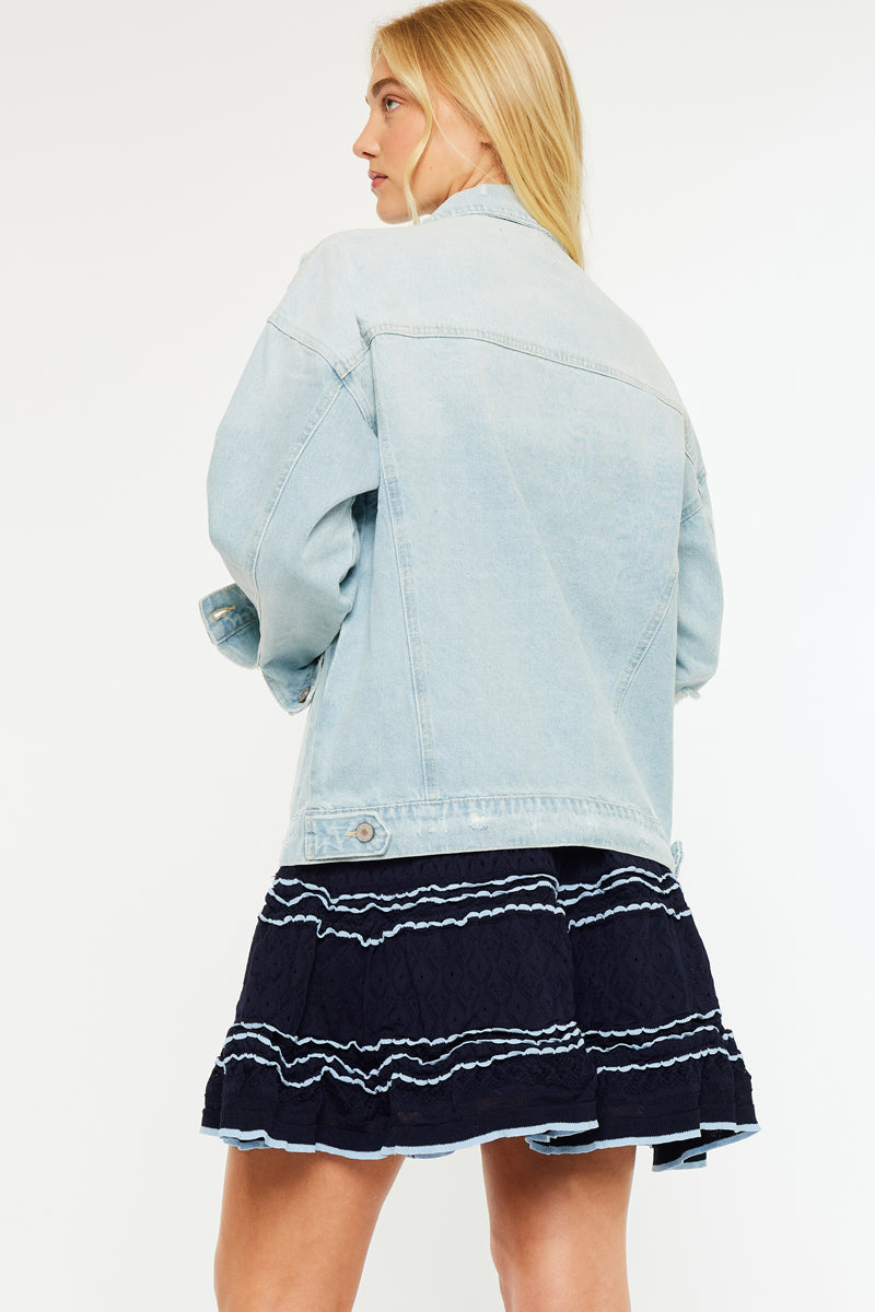 Women's Oversized Denim Jacket - Aaliyah