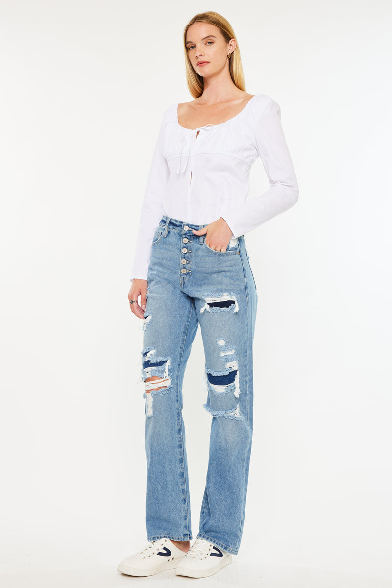 Women's Ultra High Rise 90's Boyfriend Jeans - Briar