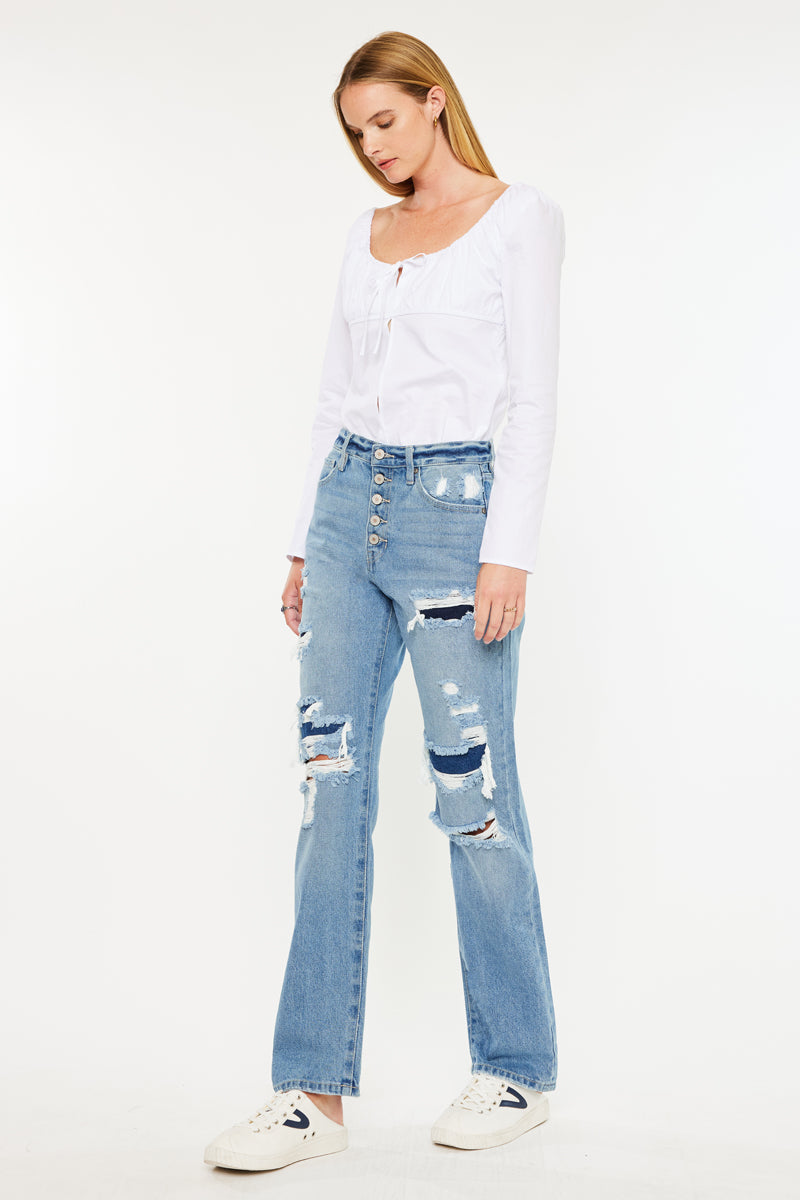 Women's Ultra High Rise 90's Boyfriend Jeans - Briar