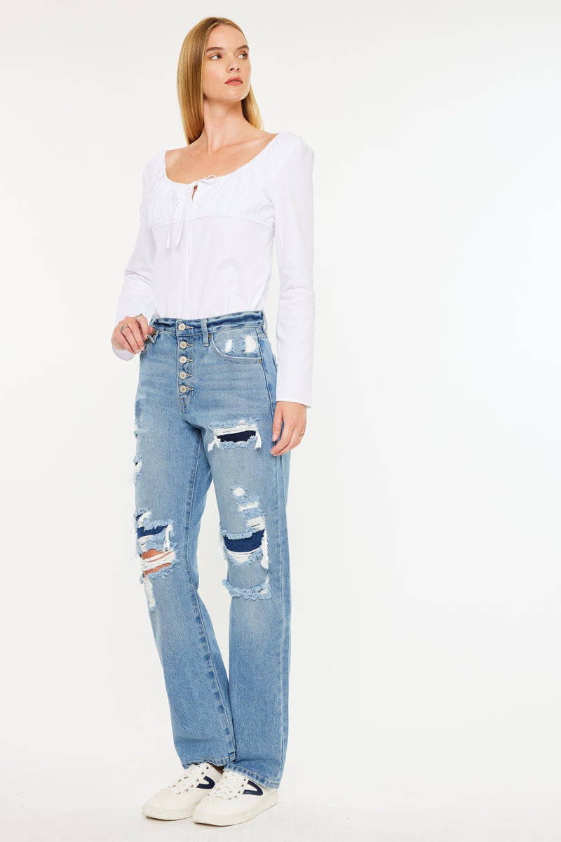 Women's Ultra High Rise 90's Boyfriend Jeans - Briar