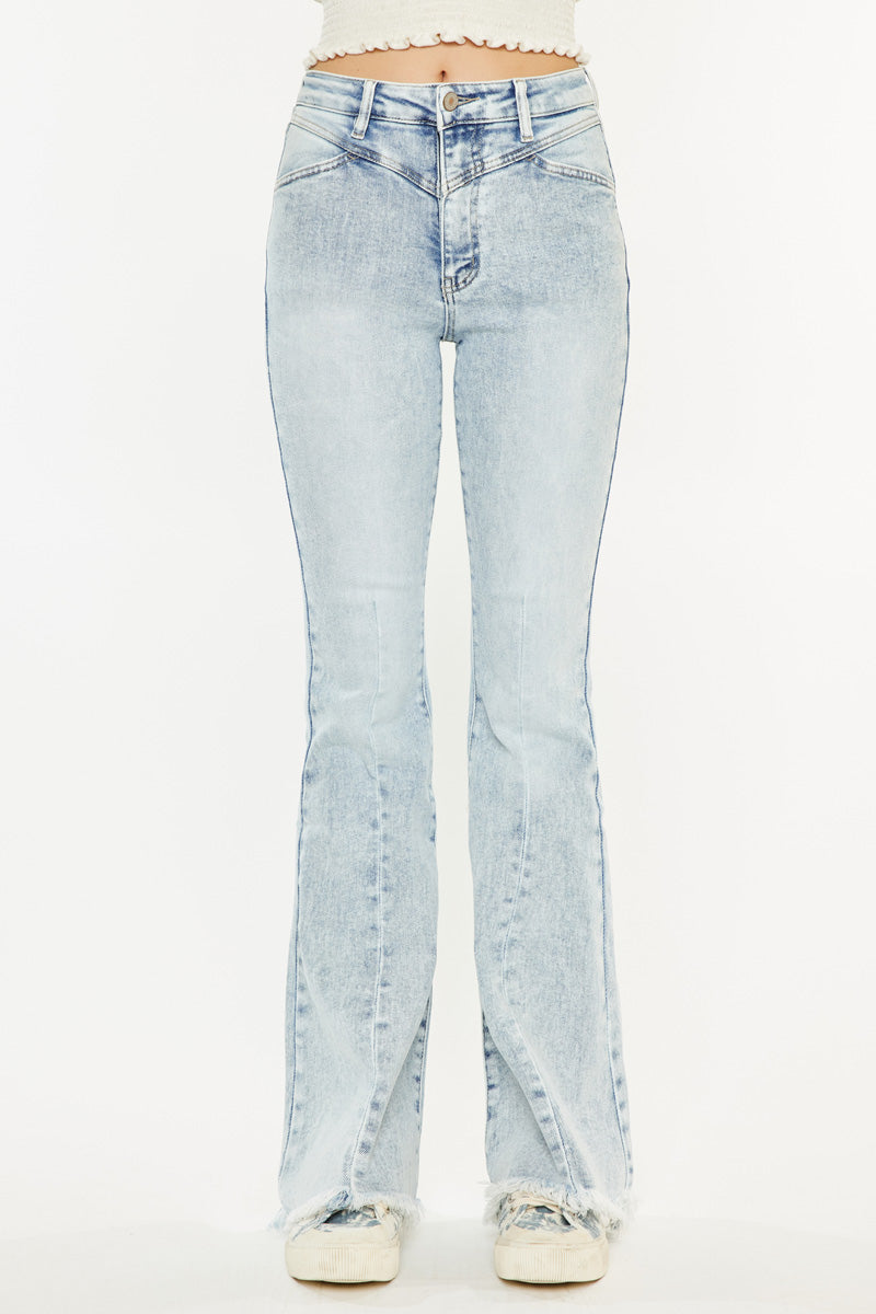 Women's High Rise Flare Jeans - Ashton