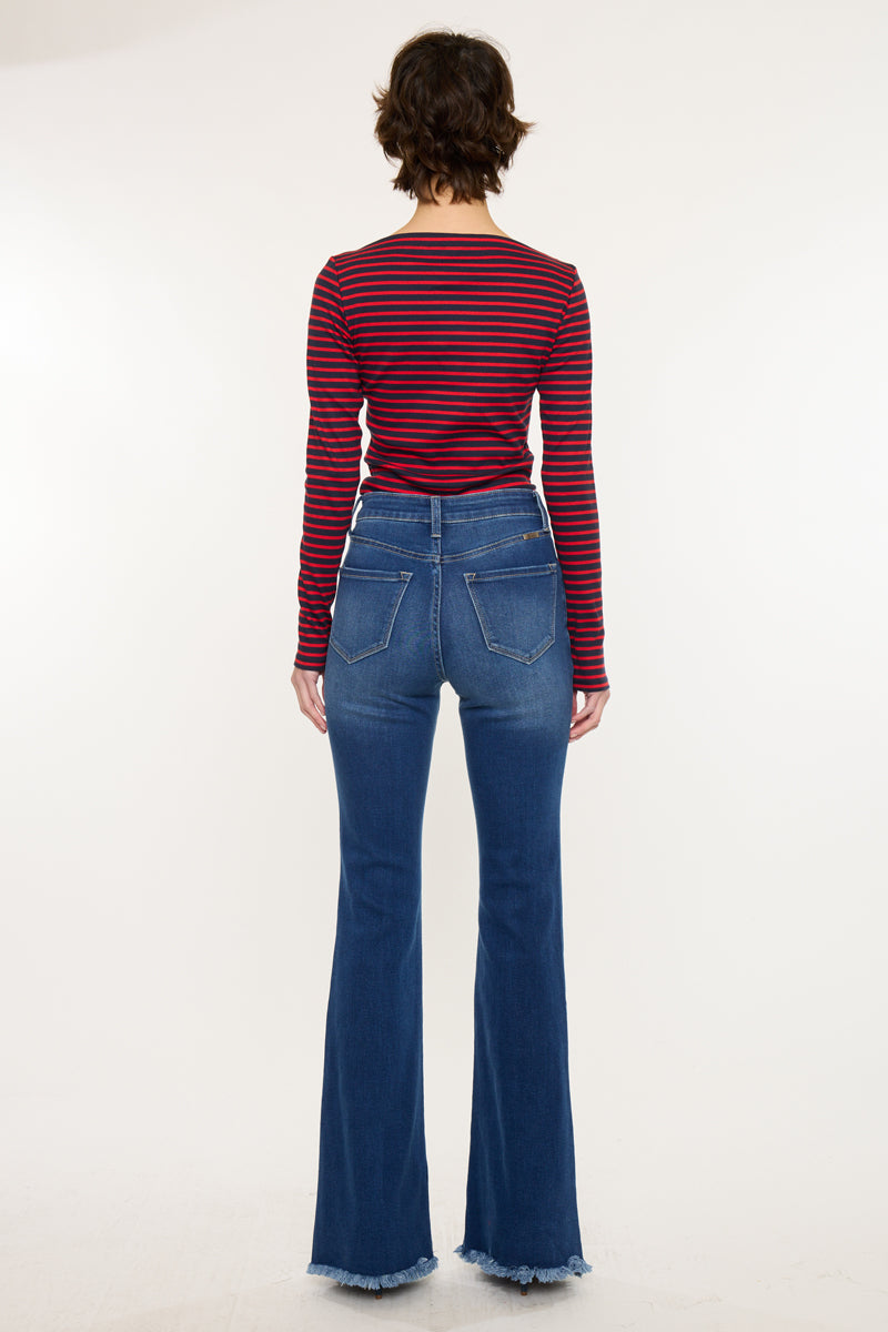 Women's High Rise Flare Jeans - Ashton