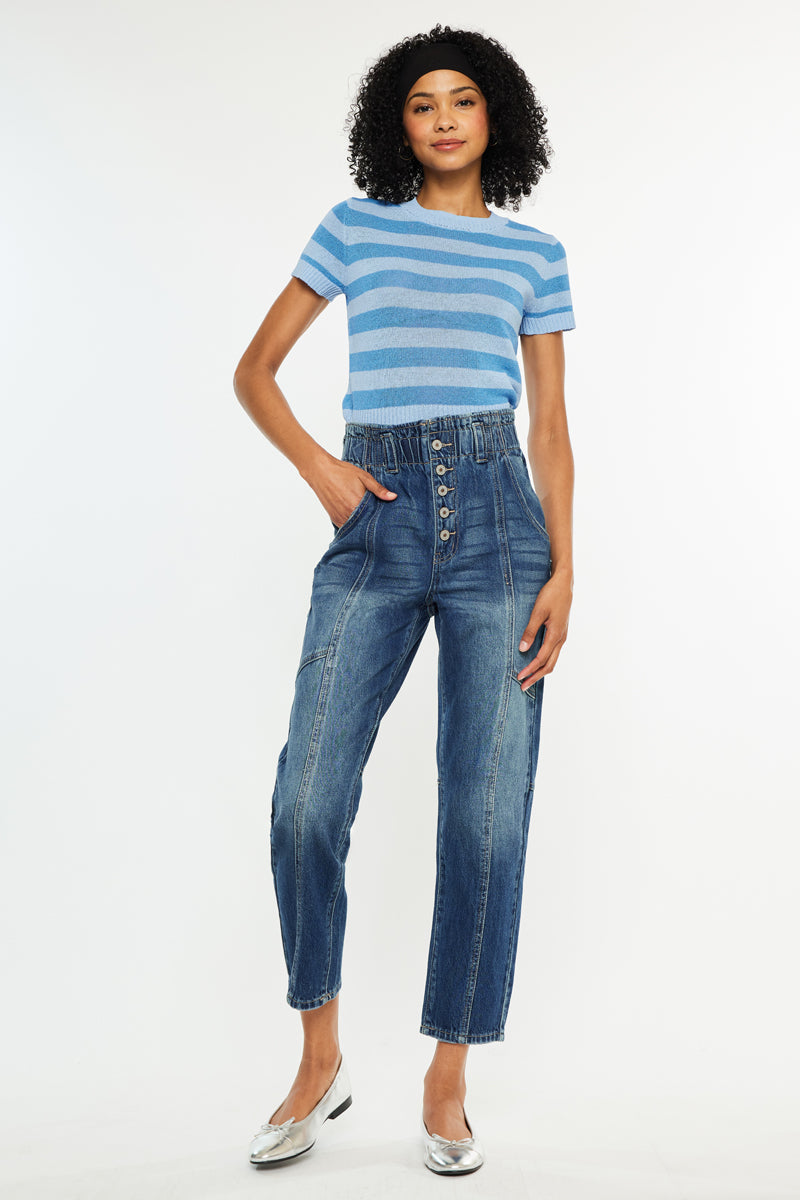 Women's Ultra High Rise Mom Jeans - Bronte