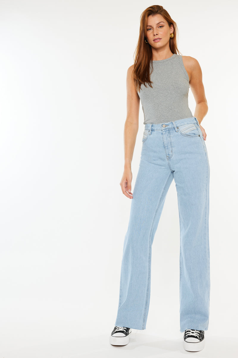 Women's Ultra High Rise 90's Flare Jeans - Brisa