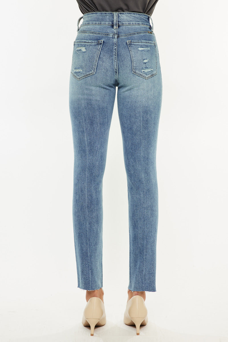 Women's High Rise Cigarette Jeans - Carson