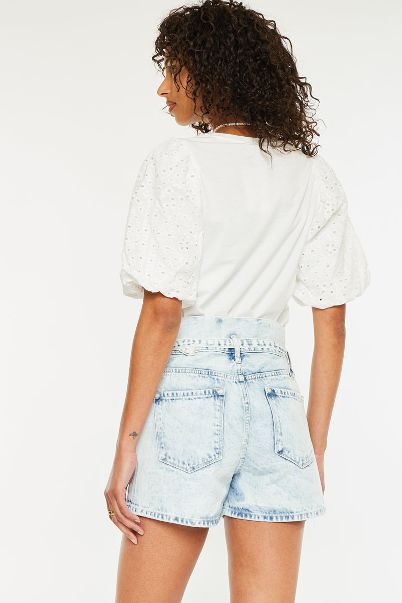 Women's Ultra High Rise Denim Shorts - Blaise