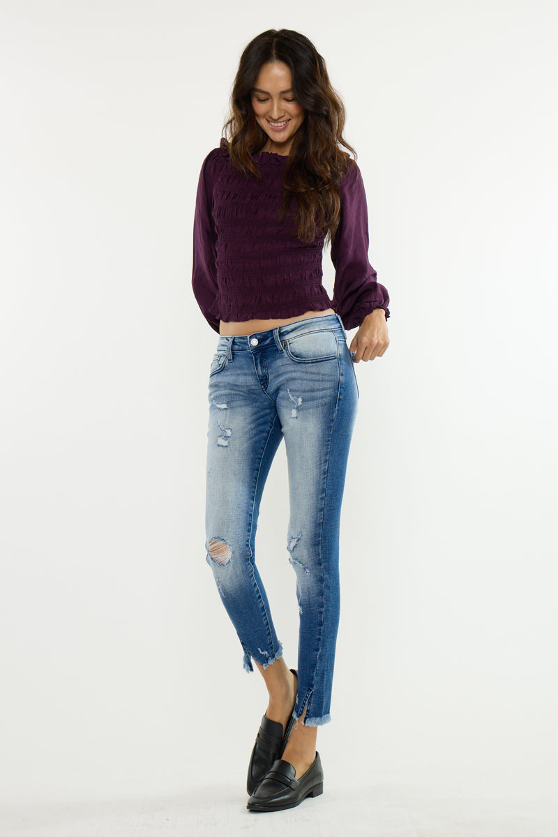 Women's Low Rise Ankle Skinny Jeans - Adell