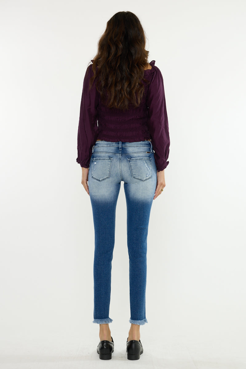 Women's Low Rise Ankle Skinny Jeans - Adell