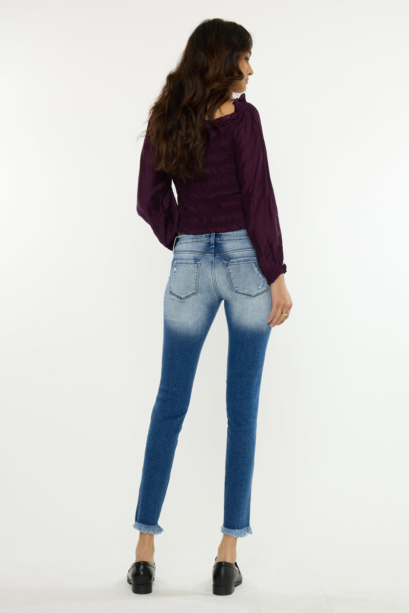 Women's Low Rise Ankle Skinny Jeans - Adell