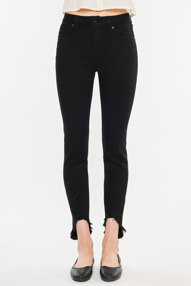 Women's High Rise Ankle Skinny Jeans - Brielle