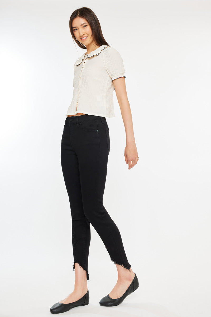 Women's High Rise Ankle Skinny Jeans - Brielle