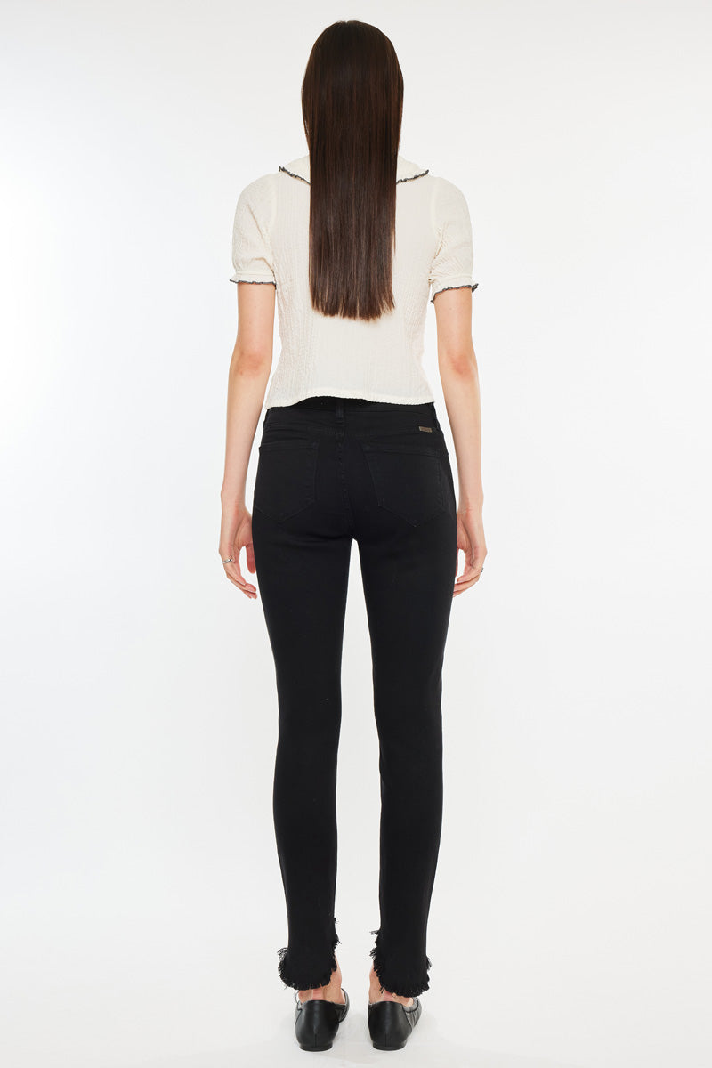 Women's High Rise Ankle Skinny Jeans - Brielle