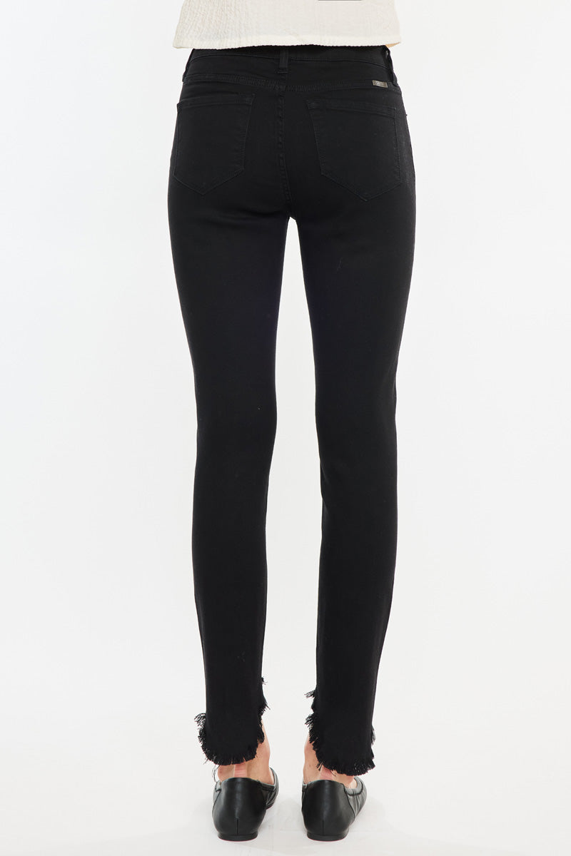 Women's High Rise Ankle Skinny Jeans - Brielle