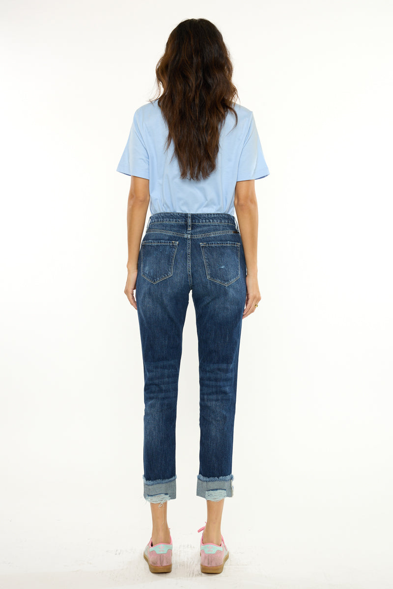 Women's High Rise Boyfriend Jeans - Bernice