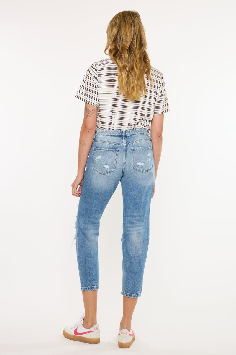 Women's High Rise Boyfriend Jeans - Bonnie