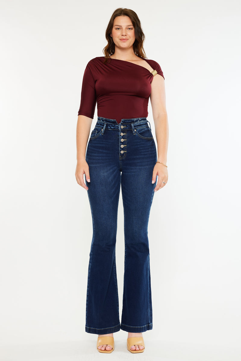 Women's Ultra High Rise Flare Jeans - Blairen