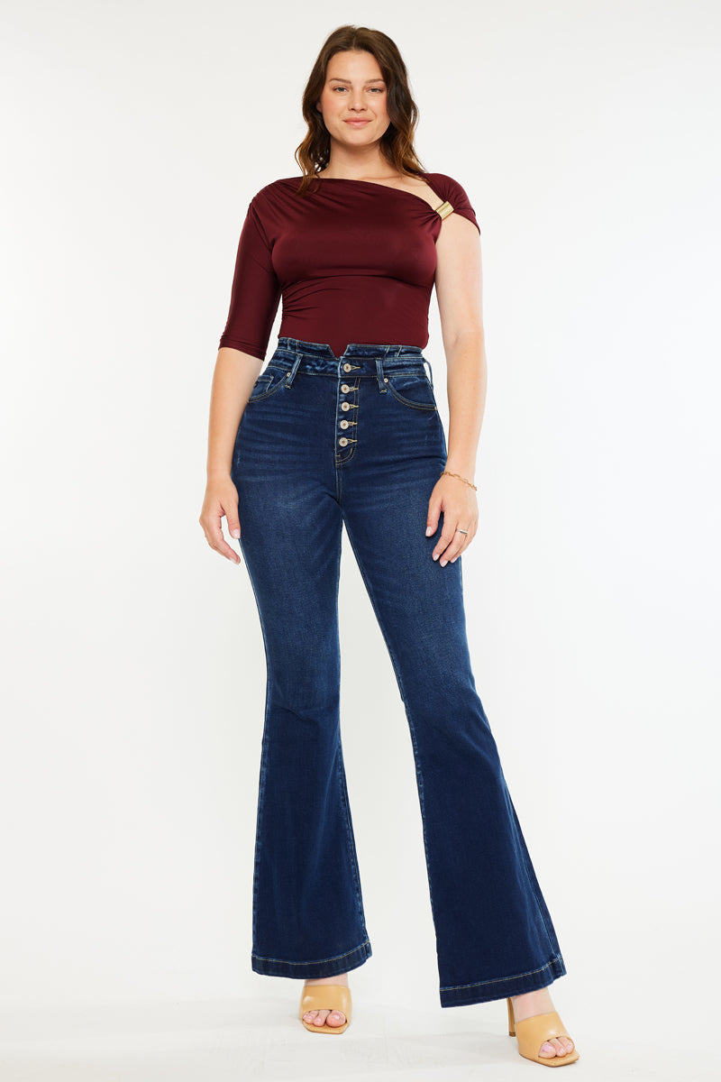 Women's Ultra High Rise Flare Jeans - Blairen