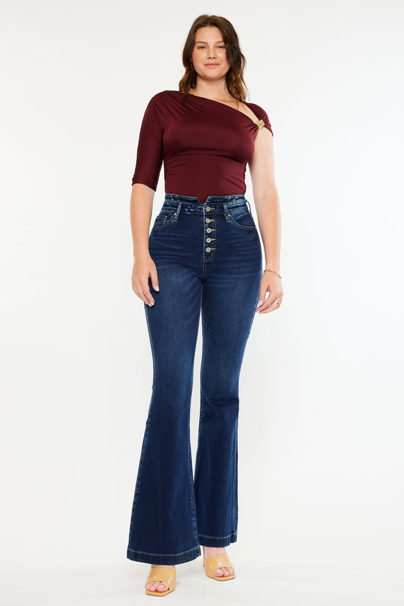 Women's Ultra High Rise Flare Jeans - Blairen