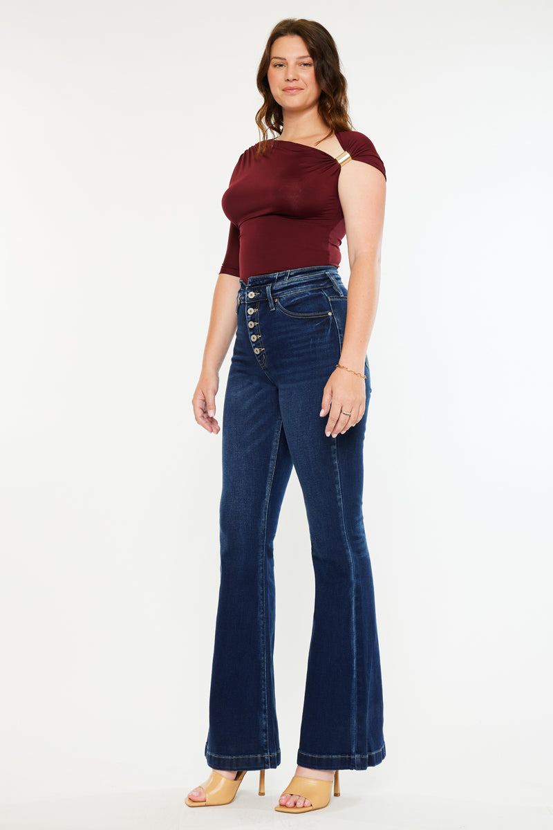 Women's Ultra High Rise Flare Jeans - Blairen