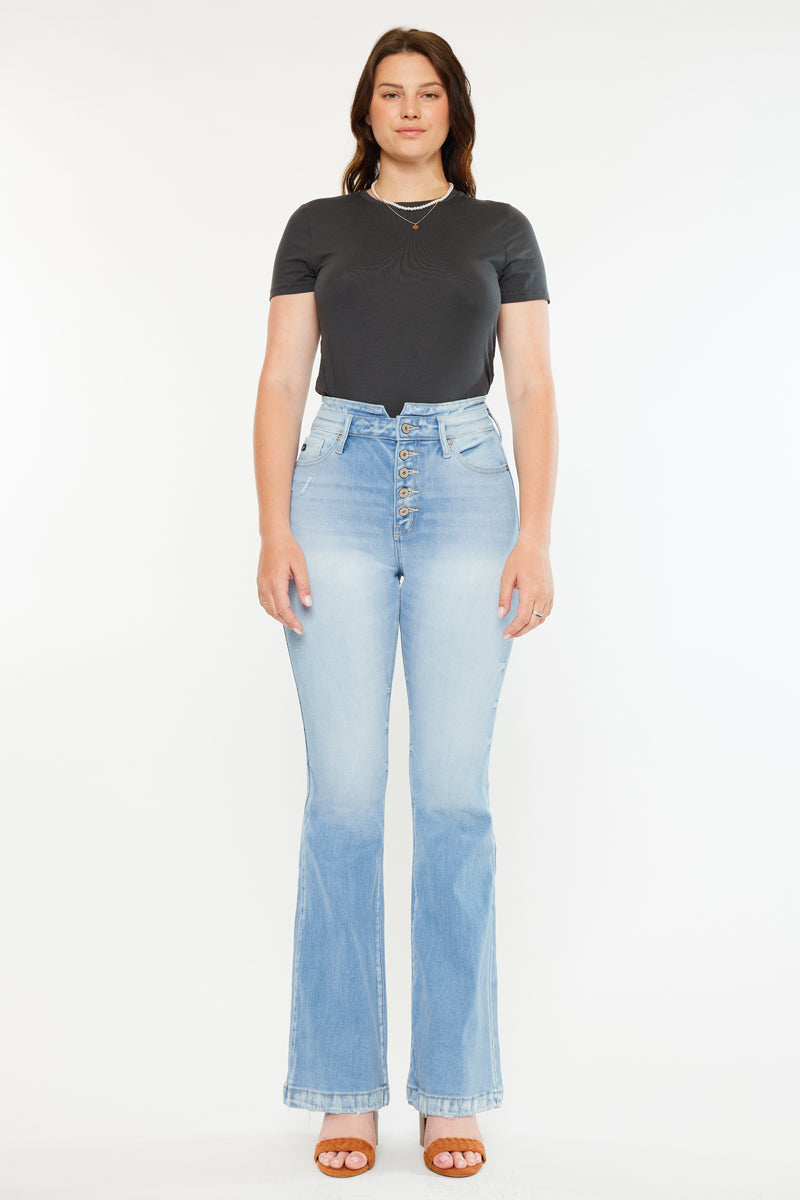Women's Ultra High Rise Flare Jeans - Blairen