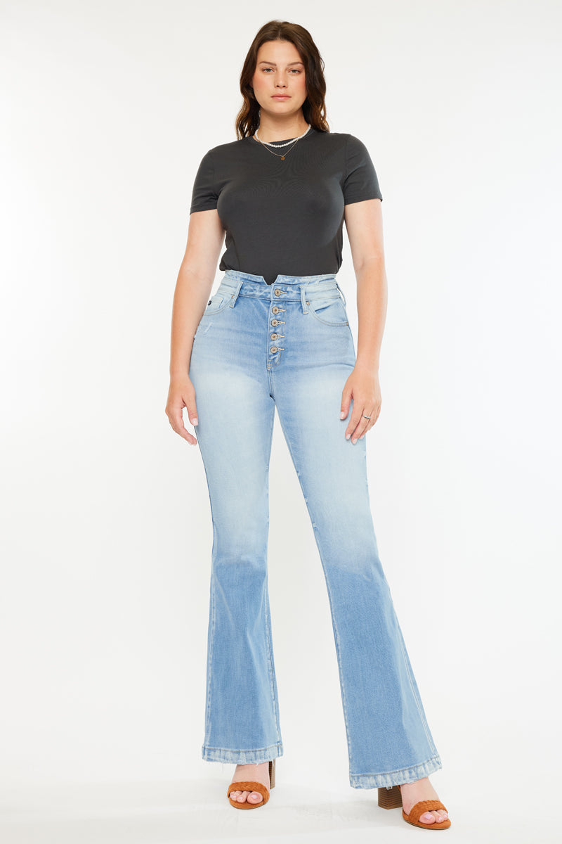 Women's Ultra High Rise Flare Jeans - Blairen