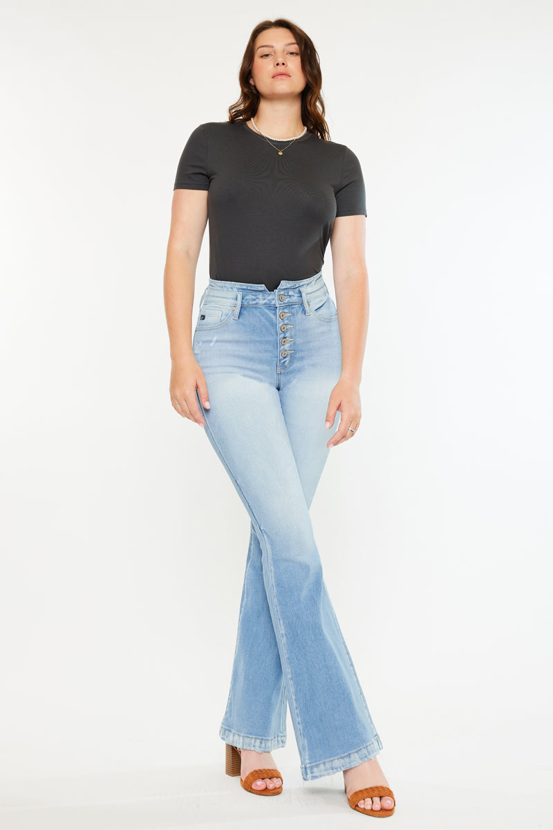 Women's Ultra High Rise Flare Jeans - Blairen