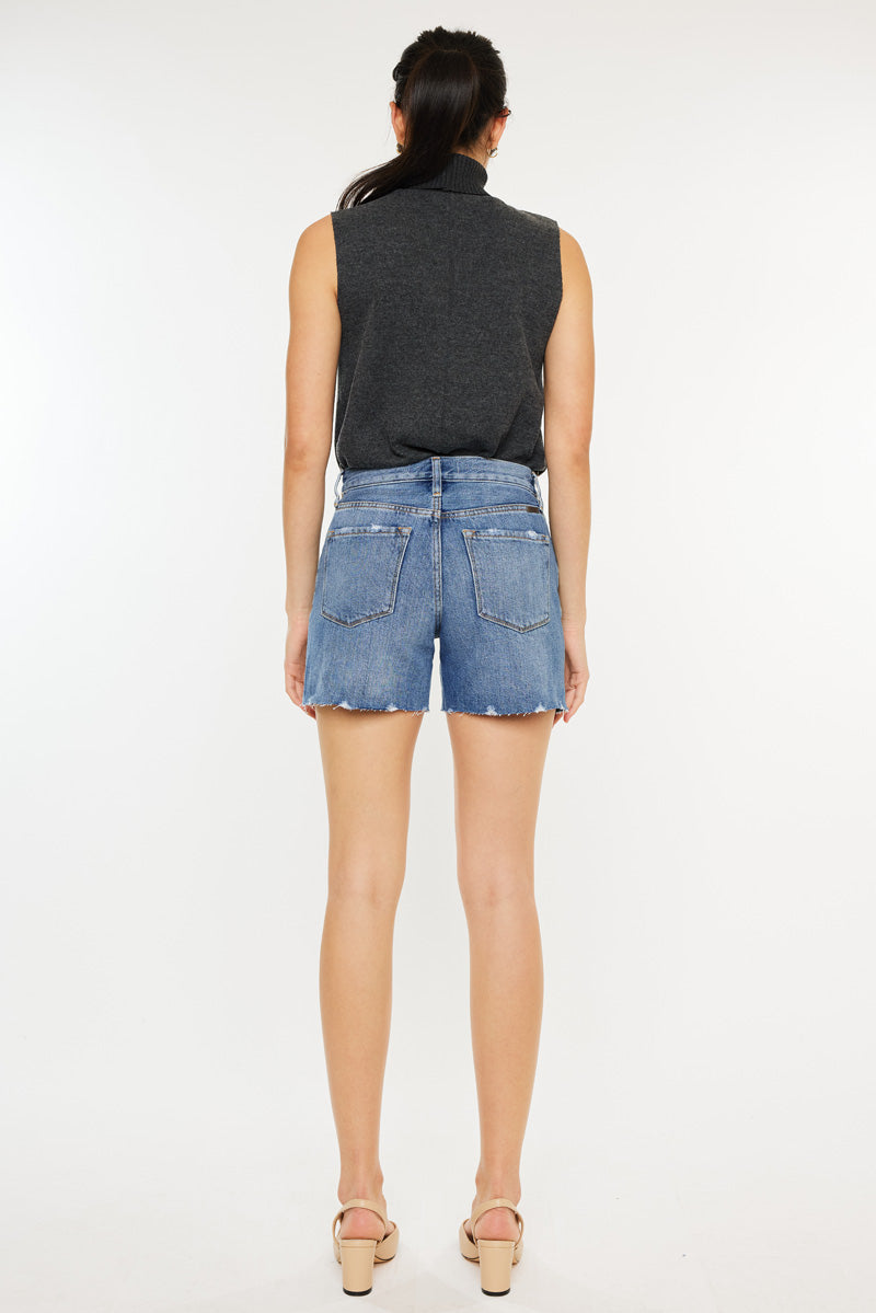 Women's High Rise Denim Shorts - Bellini