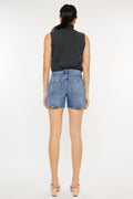 Women's High Rise Denim Shorts - Bellini