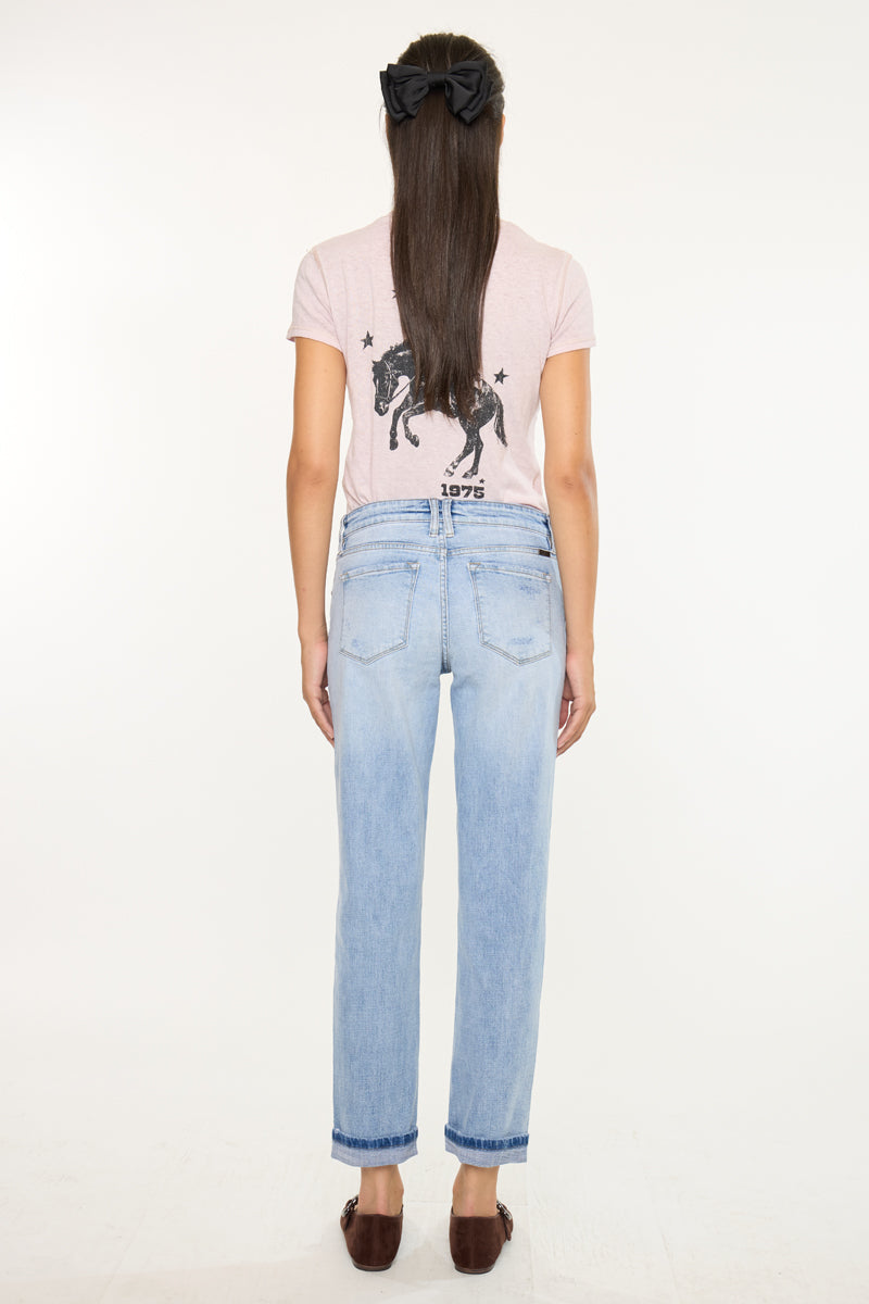 Women's High Rise Boyfriend Jeans - Amie