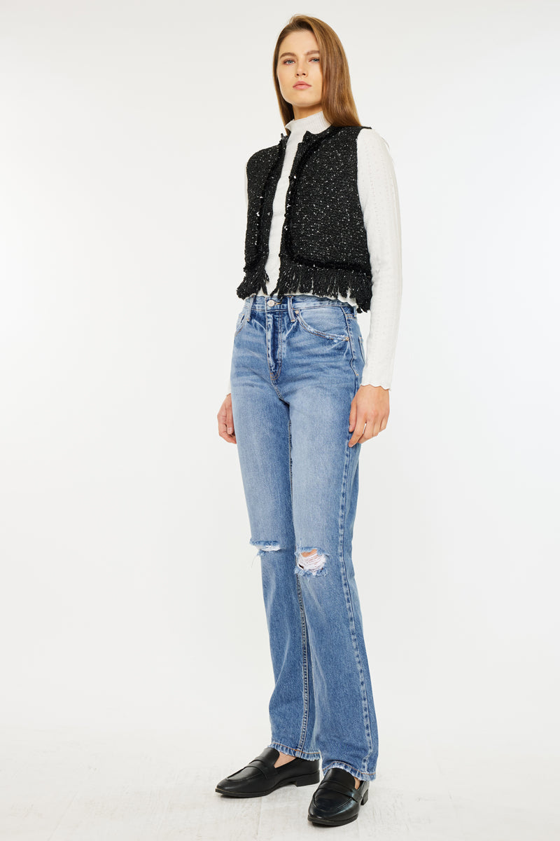 Women's Ultra High Rise Straight Jeans - Ashe
