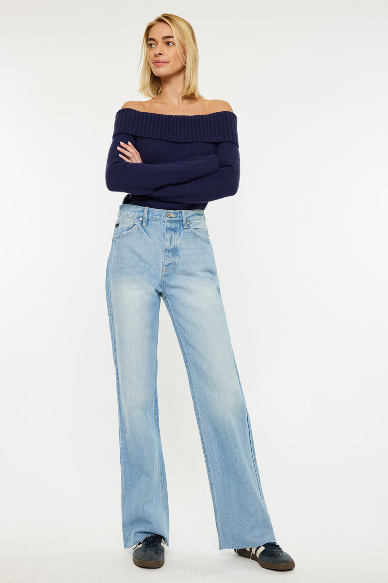 Women's High Rise 90's Flare Jeans - Becca