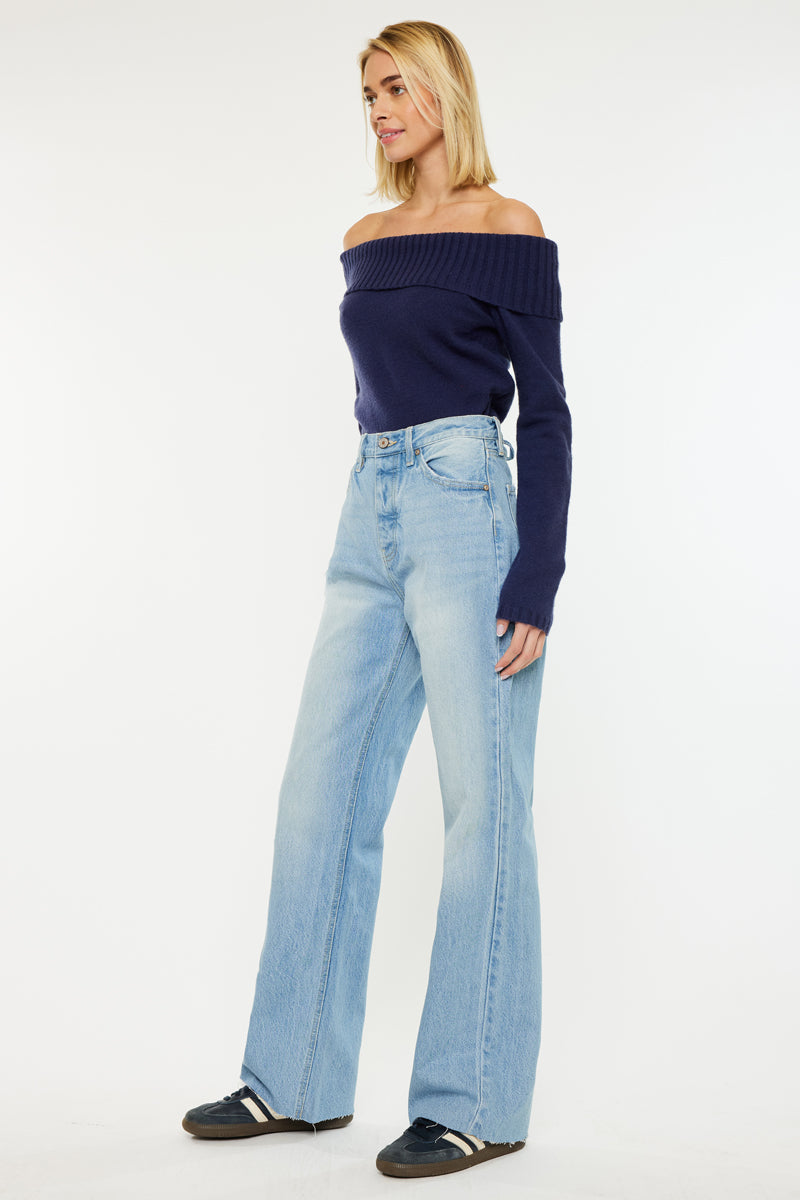 Women's High Rise 90's Flare Jeans - Becca