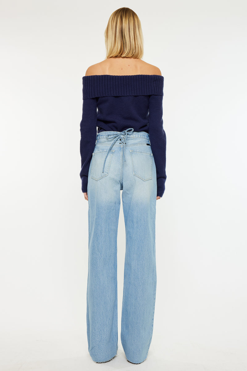 Women's High Rise 90's Flare Jeans - Becca