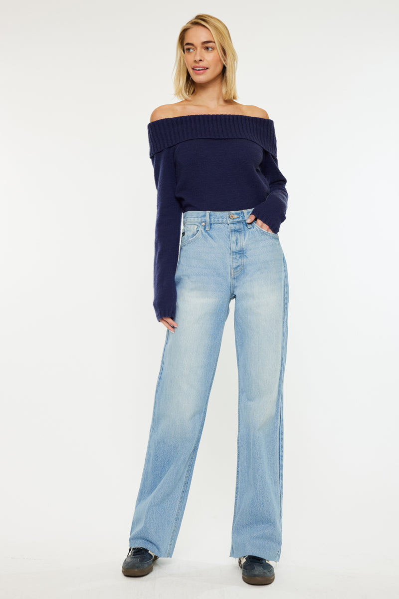 Women's High Rise 90's Flare Jeans - Becca
