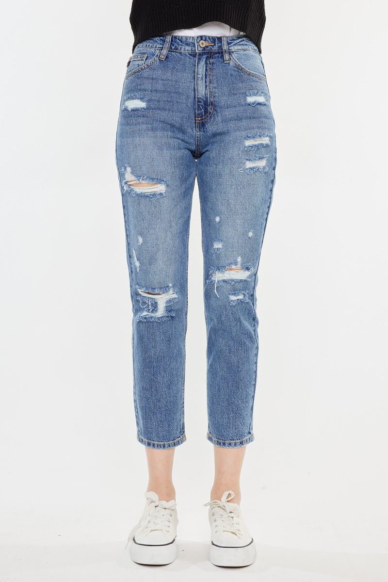 Women's Ultra High Rise Straight Jeans - Bobbie