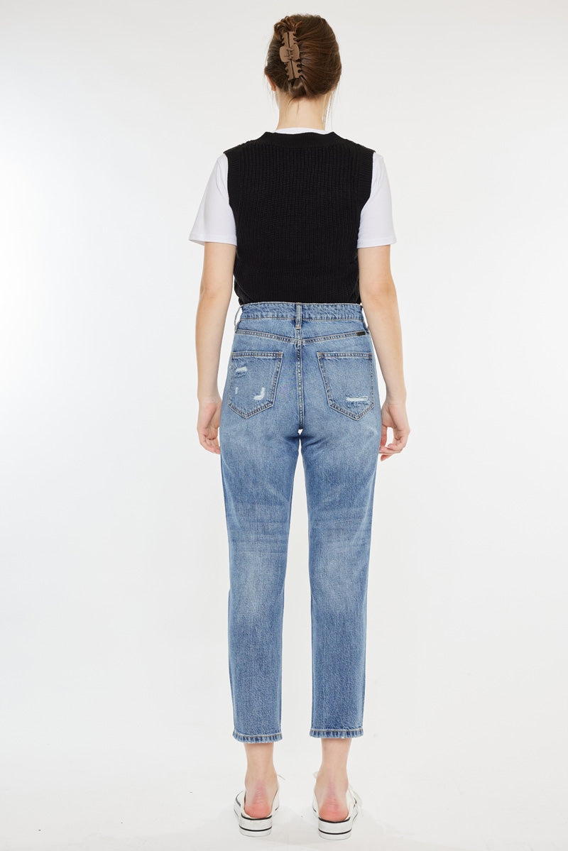 Women's Ultra High Rise Straight Jeans - Bobbie