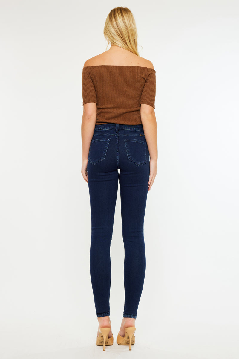 Women's Mid Rise Super Skinny Jeans - Annaka