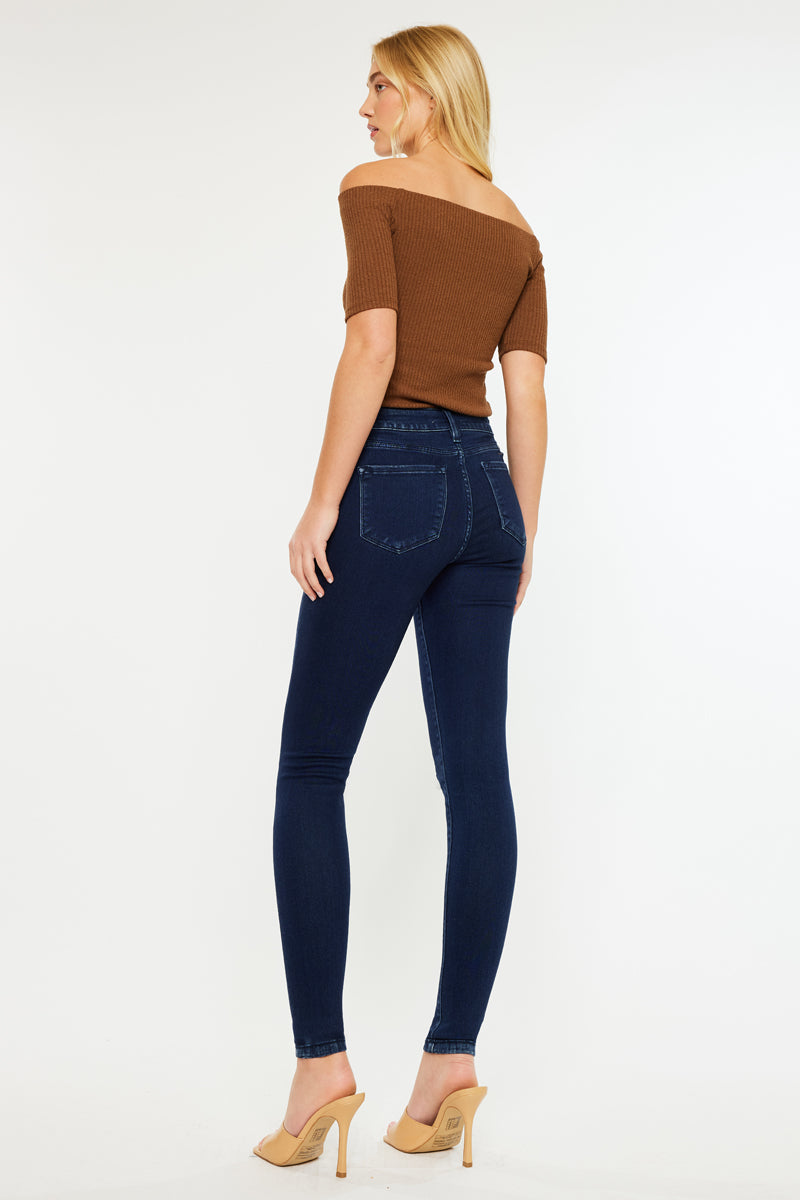 Women's Mid Rise Super Skinny Jeans - Annaka